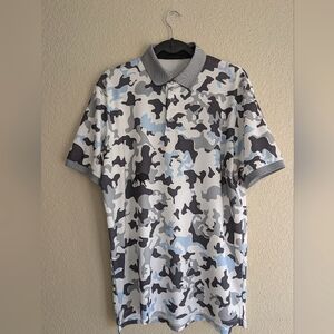 Greyson Men's Camowolf Print Polo Shirt men's Medium